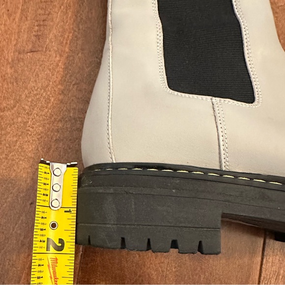 Pinko Gray Natalie Stivale Lug Boots Sz 36 or 6 - Picture 14 of 16